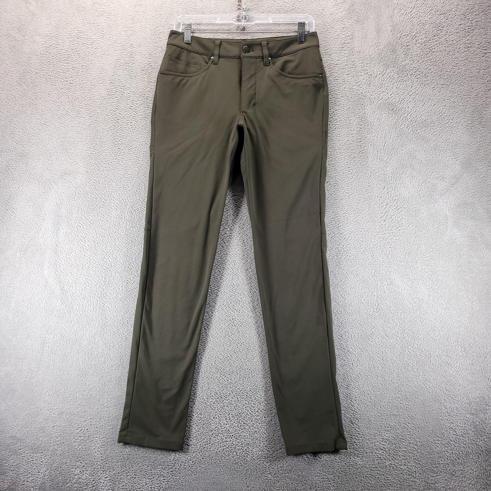 Lululemon Pants Mens 28x30 Green ABC Slim Fit Office Travel Career Tech